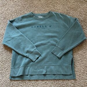 NWOT Cabela's Forest Green Women’s Crewneck
